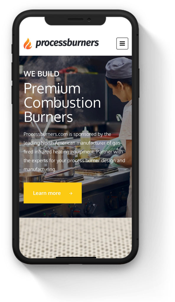 Process Burners Modern Website Redesign 2020!