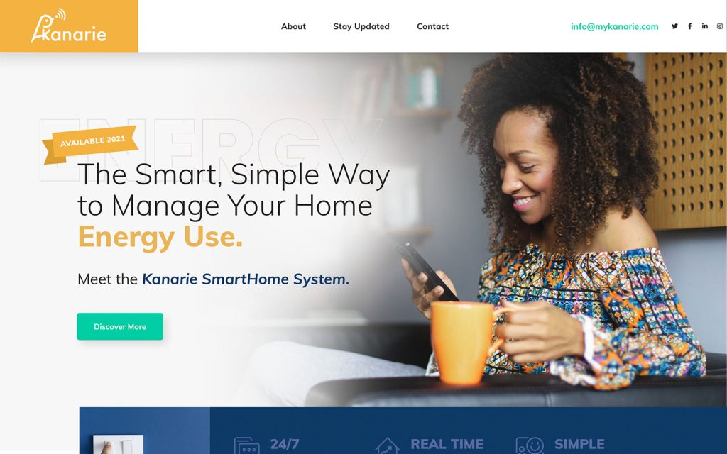 2021 Consumer Electronics Website Design - MY KANARIE!