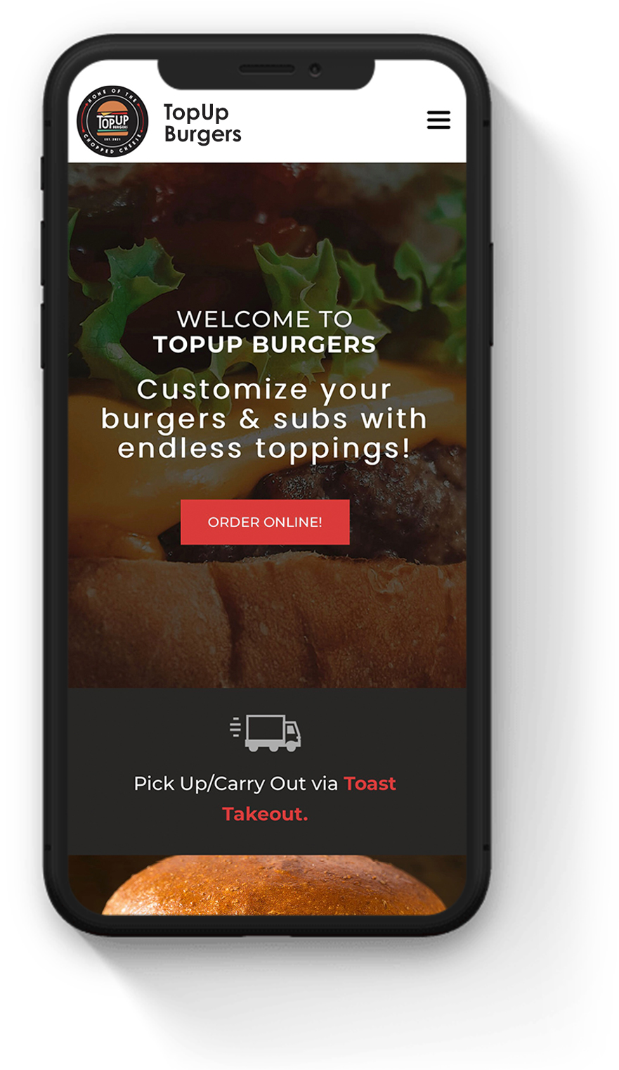 Mobile Restaurant Web Design