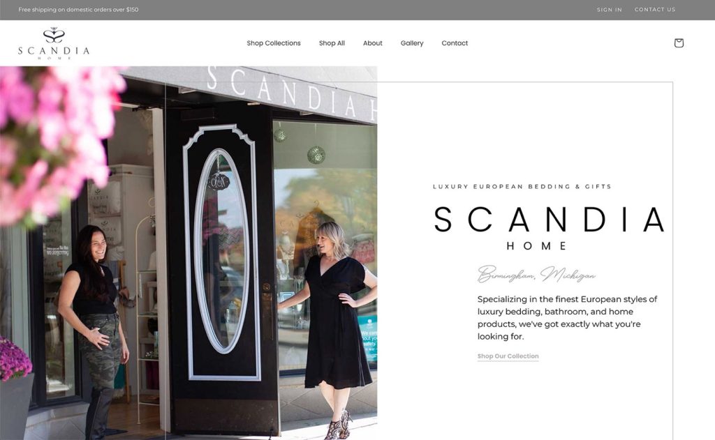 Retail Shop Web Design​